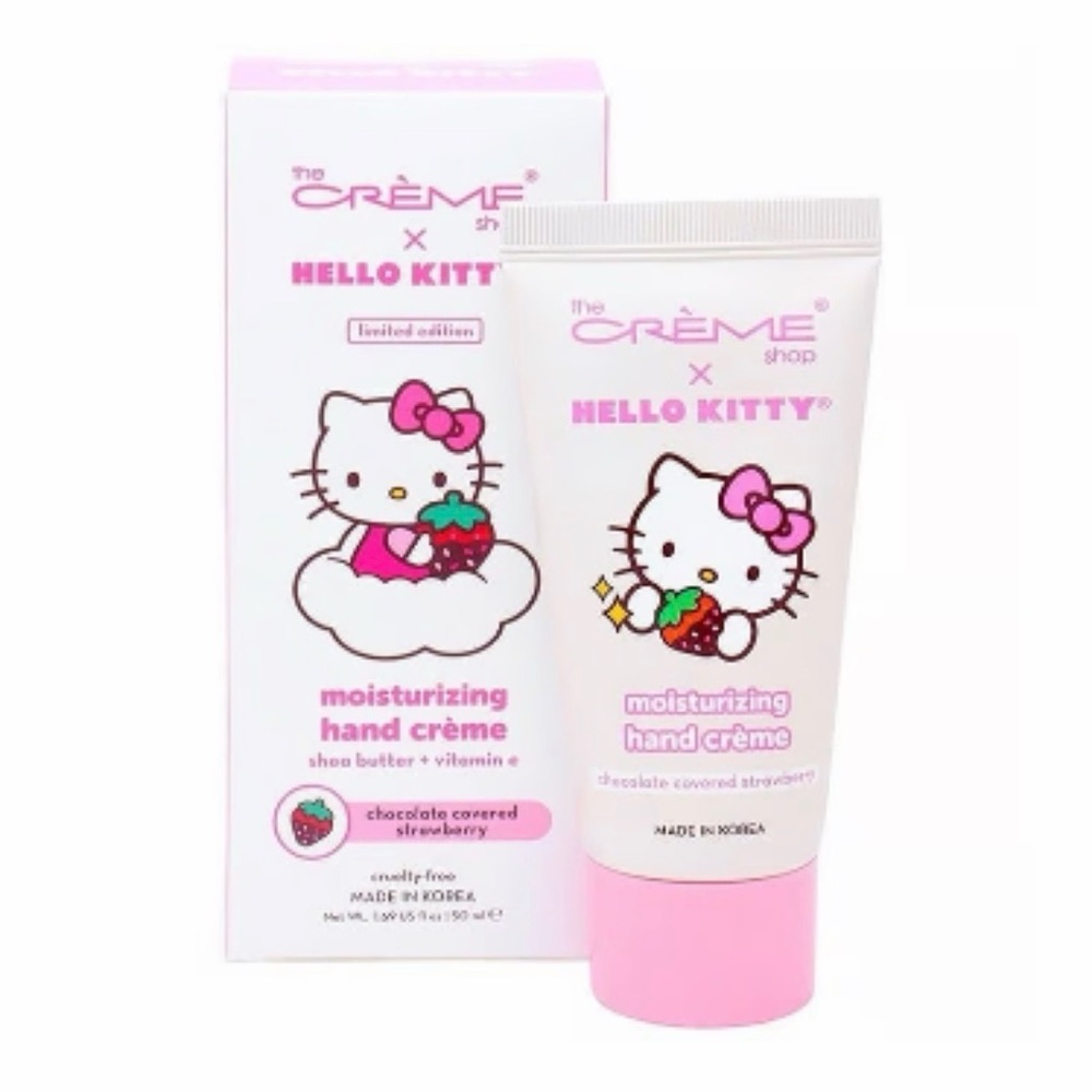 BUY NOW The Crème Shop x Hello Kitty Chocolate Covered Strawberry Hand Crème